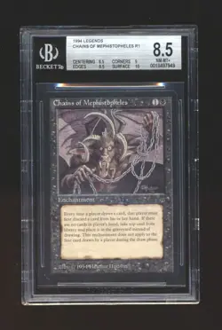 Chains of Mephistopheles - Magic the Gathering Legends BGS 8.5 NM-MT+ - Image 1