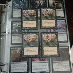 Vintage Magic Black Creatures Binder Stone-Throwing "Devils" Arbian Nights MTG - Image 1