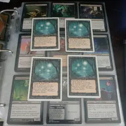 Vintage Magic Black Creatures Binder Stone-Throwing "Devils" Arbian Nights MTG - Image 2