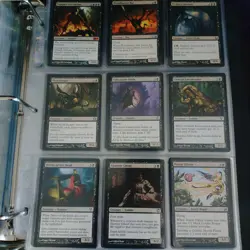 Vintage Magic Black Creatures Binder Stone-Throwing "Devils" Arbian Nights MTG - Image 4