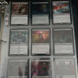 Vintage Magic Black Creatures Binder Stone-Throwing "Devils" Arbian Nights MTG - Image 5