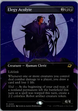 Elegy Acolyte (Borderless) Foil R Edge of Eternities 293 NM - Image 1