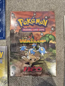 Pokemon - Empty Wallop Theme Deck - Opened - Neo Discovery - Image 1