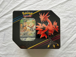 Pokemon TCG Crown Zenith Galarian Zapdos Large Tin - New and Sealed - Image 1