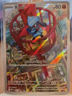 Riolu MEP 10 Black Star Promo Pokemon Center Exclusive Stamped Promo - Image 1