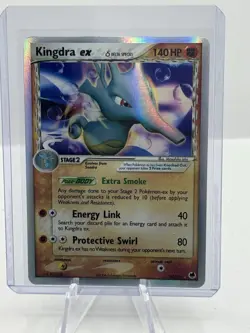 2006 Pokemon Dragon Frontiers Holo Rare 94/101 Kingdra ex - Image 1