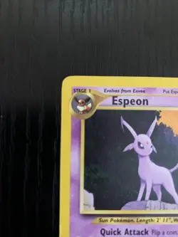 Pokemon TCG Espeon Neo Discovery 20/75 Unlimited Edition Regular LP - Image 4