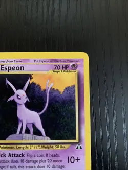 Pokemon TCG Espeon Neo Discovery 20/75 Unlimited Edition Regular LP - Image 5