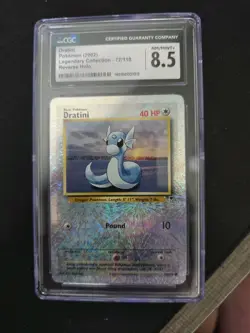 Pokemon 2002 Dratini Reverse Holo Foil Legendary Collection #72 CGC 8.5 - Image 1