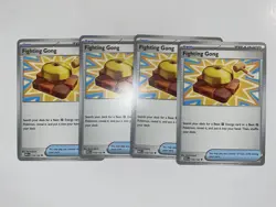 Fighting Gong 116/132 - Playset / Lot of 4 - Pokemon TCG: Mega Evolution NM - Image 1