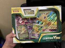 Pokemon TCG Leafeon Vstar Special Collection Box - Brand New / Factory Sealed - Image 1