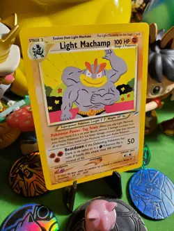 Pokemon TCG Vintage 2000 Neo Destiny Light Machamp 25/105 NM/M Non Holo - Image 2