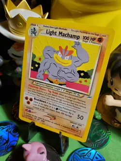 Pokemon TCG Vintage 2000 Neo Destiny Light Machamp 25/105 NM/M Non Holo - Image 3