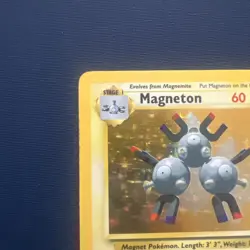 Base Set Pokemon TCG Magneton 9/102 holo VLP - Image 4