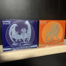 Pokemon (set Of 2) Sun and Moon Base Set Sealed ETB - Image 1
