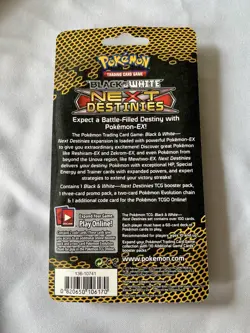 2012 Pokemon B&W Next Destinies Factory Sealed Blister Pack Zoroark Zorua Rare - Image 2