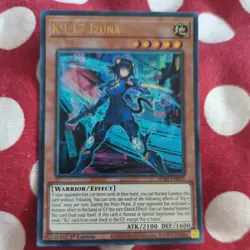 Yu-Gi-Oh! TCG K9-17 Izuna JUSH-EN031 Ultra Rare 1st Edition - Image 1
