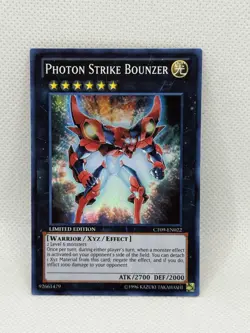 Yugioh! Photon Strike Bounzer - CT09-EN022 - Limited Edition- Super Rare - NM - Image 1