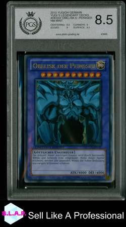 OBELISK DER PEINIGER YU-GI-OH! YGLD-DEG02 2015 YUGI'S LEGENDARY DECKS DE PGS 8,5 - Image 1