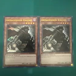 2x Armageddon Knight 1st Edition Ultra Rare RA03-EN002 Yu-Gi-Oh! - Image 1