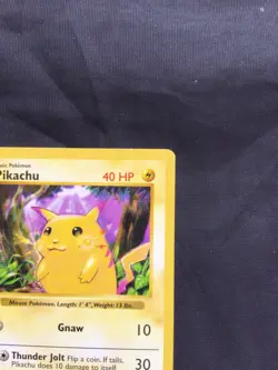 Pokemon Cards: Base Set 1st Edition Common: Yellow Cheek Pikachu 58/102 - Image 3