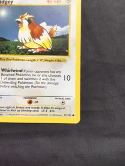 Pokemon Cards: Base Set 1st Edition Common: Pidgey 57/102 - Image 4