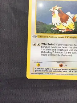 Pokemon Cards: Base Set 1st Edition Common: Pidgey 57/102 - Image 5