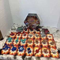 23 Bakugan Battle Brawlers, 53 Cards & Tin! See Photos - Nice Vintage Lot - Image 1