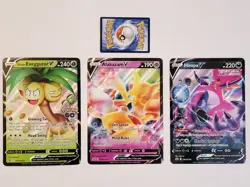 Jumbo Card Lot of 3 Black Star Promo Pokemon V Alakazam Hoopa Exeggutor - Image 1