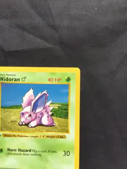 Pokemon Cards: Base Set 1st Edition Common: Nidoran M 55/102 - Image 3