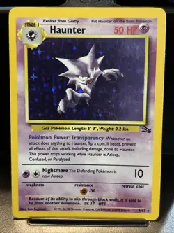 Pokemon TCG Haunter 1999 Fossil Unlimited Rare Holo Card #6/62 - Image 1