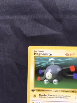 Pokemon Cards: Base Set 1st Edition Common: Magnemite 53/102 - Image 2