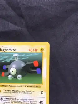 Pokemon Cards: Base Set 1st Edition Common: Magnemite 53/102 - Image 3