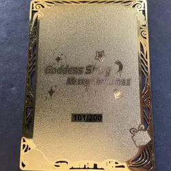 WES - Goddess Story Gold METAL Card - Serial Number #101/200! Rias DXD Bikini - Image 5