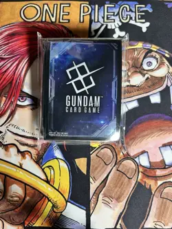 Gundam Card Game Official Card Sleeves EX Space Black Bandai Card Fest - Image 1