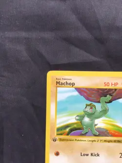 Pokemon Cards: Base Set 1st Edition Common: Machop 52/102 - Image 2