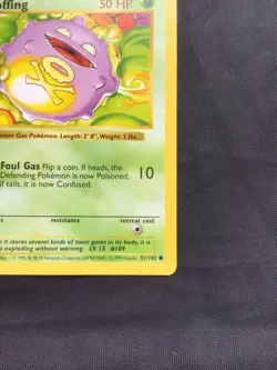 Pokemon Cards: Base Set 1st Edition Common: Koffing 51/102 - Image 4