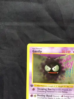 Pokemon Cards: Base Set 1st Edition Common: Gastly 50/102 - Image 2