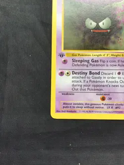 Pokemon Cards: Base Set 1st Edition Common: Gastly 50/102 - Image 5