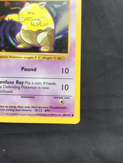 Pokemon Cards: Base Set 1st Edition Common: Drowzee 49/102 - Image 4