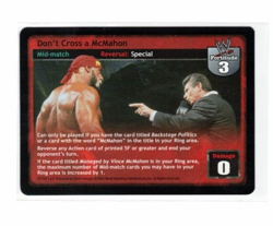 WWE Raw Deal Card: Don't Cross A McMahon- Hulk Hogan - Image 1