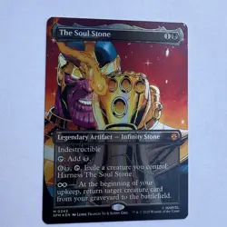Magic The Gathering The Soul Stone (Borderless) Marvel’s Spider-Man SPM MTG FOIL - Image 1