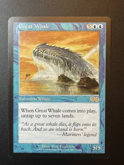 MTG Great Whale Urza's Saga 77/335 Regular Rare - Image 1