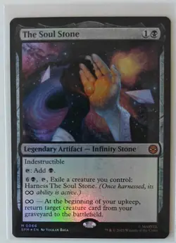 The Soul Stone - Marvel's Spider-Man - Foil - MTG - Magic The Gathering #0066 - Image 1
