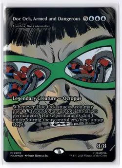 Doc Ock, Armed and Dangerous - Lorthos, the Tidemaker (Borderless) 10 MTG FOIL! - Image 1