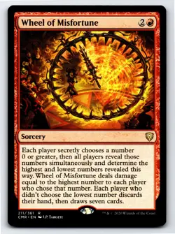 Wheel of Misfortune R Commander Legends # 211 NM Normal - Image 1