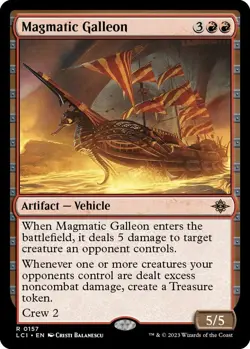 1x Magmatic Galleon - The Lost Caverns of Ixalan - NM - German - MTG - Image 3