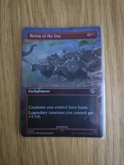 Rising Of The Day FOIL BORDERLESS - The Lord Of The Rings, Magic MTG - Image 1