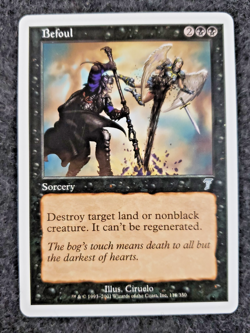 Befoul Magic The Gathering 7th Ed (NM) NEVER PLAYED MTG 118/350 .....(DS3D1K1) - Image 1