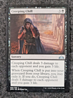 Creeping Chill Magic the Gathering MTG Guilds of Ravnica MINT (DS3D1L1) - Image 1